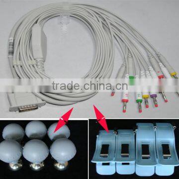 CE Approved 7 Inch 12-Channel Color ECG Machine/ Electrocardiograph/Twelve Channel EKG Machine photo-2