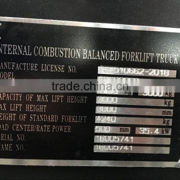 Chinese Famous Brand 2-5TON Diesel Counterweight Hydraulic New Forklift Price photo-5