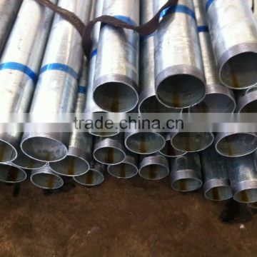 Plain/Belveled/Thread End zinc coated steel pipe