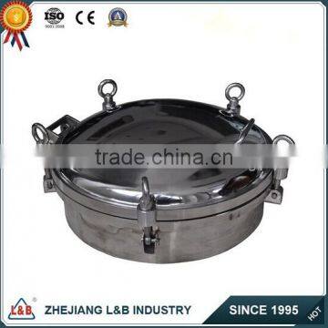 Sanitary Stainless Steel circular tank manhole,square Pressure Manhole Cover