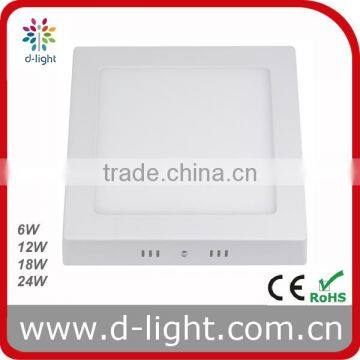86V 265V Suare Surface Mounted LED Panel Light 6W 12W 18W 24W 2700K 4200K 6500K photo-3
