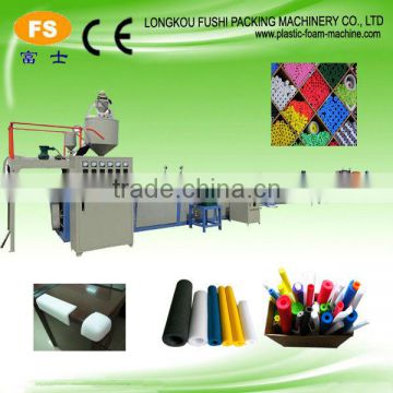 CE Approved PE Foam Pipe/Tube/Rod/Profile/Stick Extruder Machine