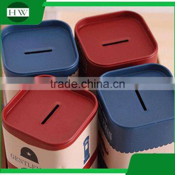 Multipurpose Tinplate Tin Cartoon Solider Piggy Bank Penholder Storage Pen Container Case Box Holder photo-3