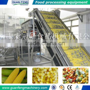 Flash Freezer IQF For Green Peas Berries Sweet Corn Machine