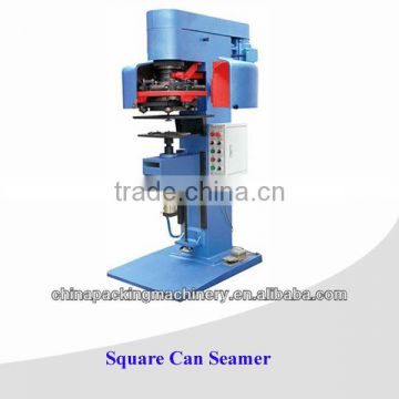 Metal big square can seamer