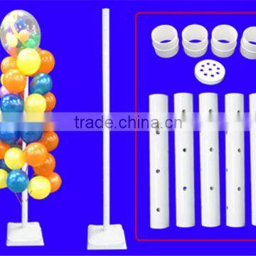 Customized Detachable White Metal Upright Balloon Stand Pole photo-2