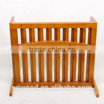 Professional Factory Top Quality 2 Panels Extended Wooden Pet Gate photo-3