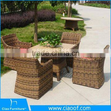 Modern 4 Seats Wholesale Used Rattan Wicker Furniture For Sale/garden Furniture Set photo-3