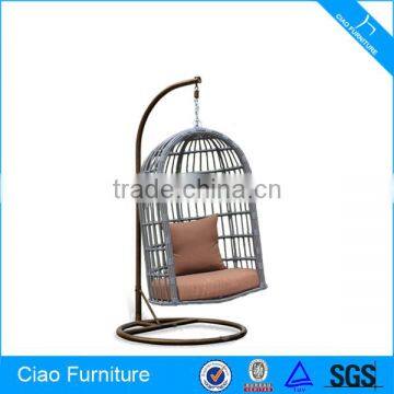 Patio Furniture Aluminum Frame Reclining Hanging Chair