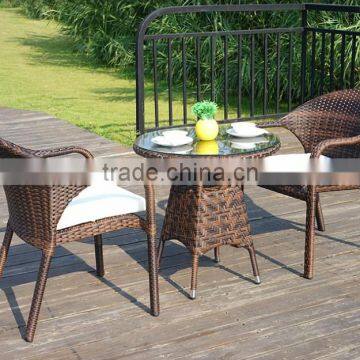 Rattan Coffee Table and Chair, Garden Table and Chair