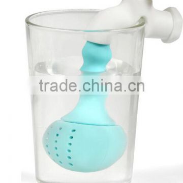 Faucet Shaped Silicone Tea Filter,Silicone Tea Infuser,Silicone Tea Strainer