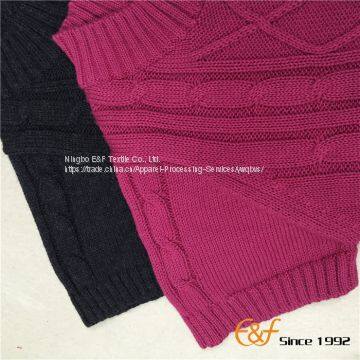 Girl Short Sleeves Cable Cardigan Sweater photo-4