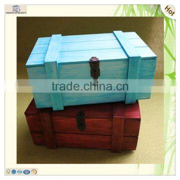 Decoration Unique Large Clasp Plain Wooden Box photo-6