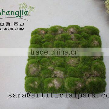 Artificial Moss Art Circle Decorative Moss Artificial Green Moss photo-5