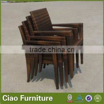 Outdoor Rattan Furniture Table and Chairs Wicker Dining Set photo-4