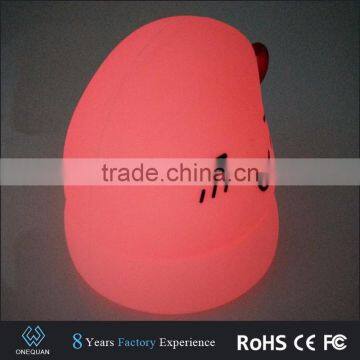 Newesr Products Baby Silicone Material Color Changing Night Light photo-5