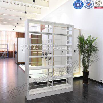 School Library 2-6 Layer Steel Magazine Filing Rack Shelves