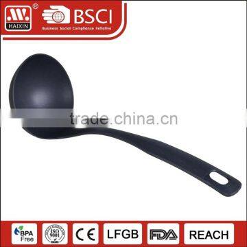 Bulk Frosted surface high quality Nylon plastic frying ladle