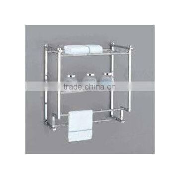 Organize It All Metro 2 Tier Wall Mounting Rack with Towel Bars