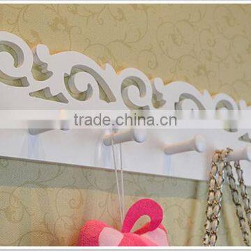 European white fashion wooden wall shelf