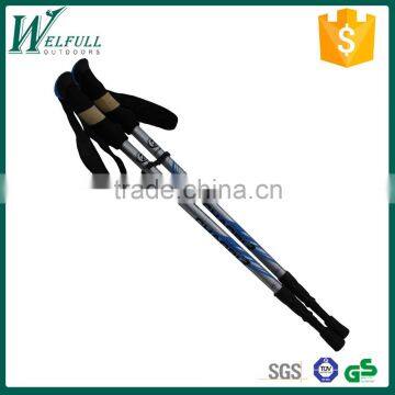 fiber carbon climbing sticks with 3 sections, internal lock, anti-shock SZ15347