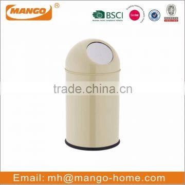 Fashionable Metal Waste Bin With Push Cover photo-4