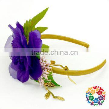 Fashion Flower Girl Weeding Hair Accessary Posh Flower Top Baby Headband photo-3