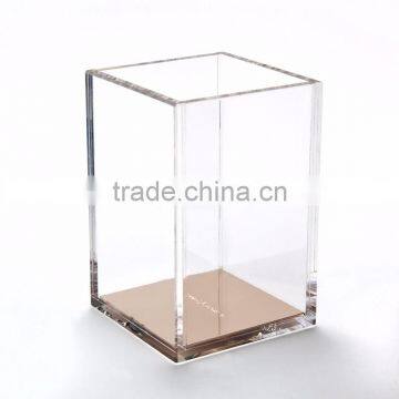 High Quality Custom Clear Transparent Acrylic Makeup Brush Holder photo-3