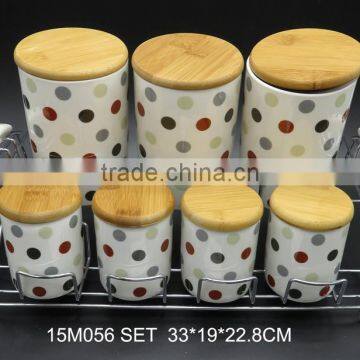 Promotion Colorful Small Airtight Ceramic Spice Jar photo-6