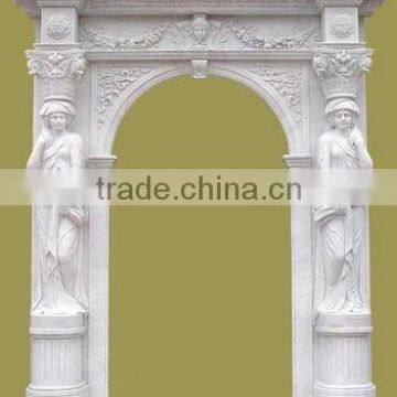 Decorate Door Carving with Marble Statue VD-033K