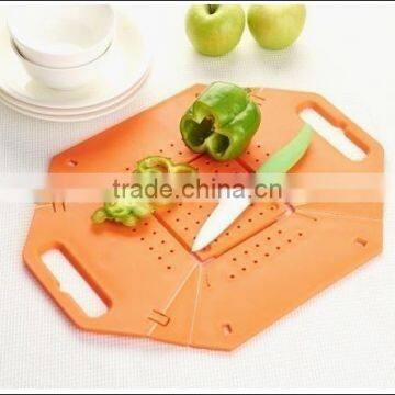 Plastic Folding Cutting Board/plastic foldable wishing basket