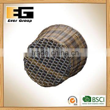 Decor Gardening Planter Classic Round PE Rattan Basket With PVC Liner photo-3