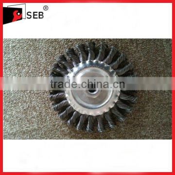 75-200mm Knotted Twist Wire Brush wheels