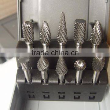 10 pieces Tungsten Carbide Burrs/Carbide Rotary Burrs/Carbide Burr Set