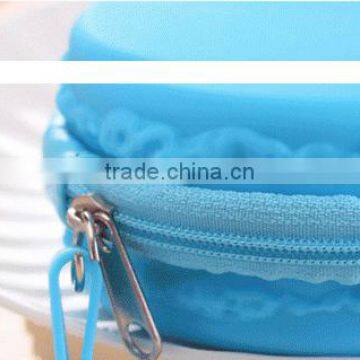 Macaron Colorful Silicone Change Purse With Small Zipper so Hot in Japan and Korea for Cute Girl photo-4