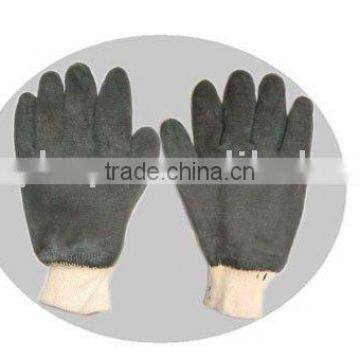 Neoprene Dipped Gloves with rough finish for chemical fields