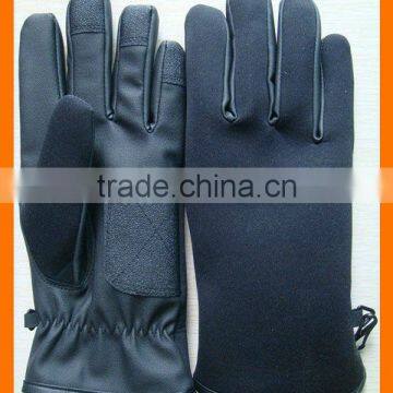 PU Leather Police Gloves for Winter