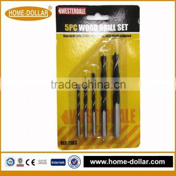 5pc hot sale competitive price hhs wood dril bit set