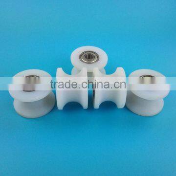 1.5 inch sliding nylon wheel u groove wheel diameter 40mm thickness 28mm bearings Item:428R