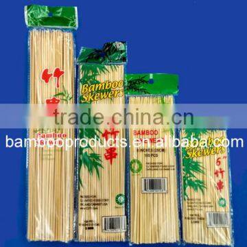 Healthy and traditional disposable bamboo skewers, Easy to use and fancy look bamboo stick for BBQ or spearing pieces of fruit