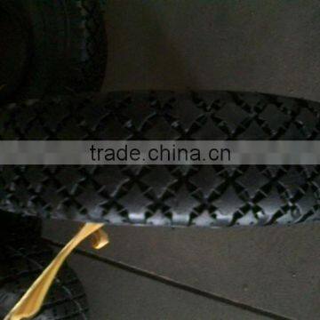 Hand Truck Hand Trolley Cover Tyre 4.00-4 Rubber Wheel photo-3