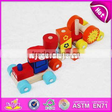 2017 New Design Funny Children Play Wooden Train Toys W04A295 photo-4