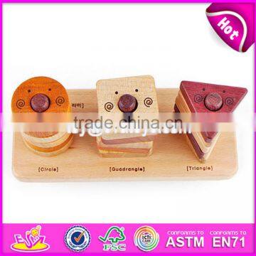 2017 New Design Kids Play Wooden Block Stacking Games W13D142 photo-3