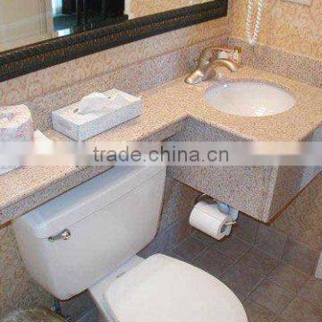 granite countertop and washbasin