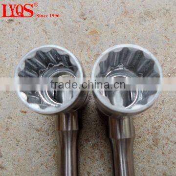 Titanium 7/16" Bi-hex Socket Poker Handle Scaffold Spanner photo-5