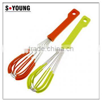 13030 Silicone Kitchenware Egg Whisk With Silicone Insert photo-2