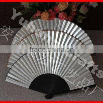 Gold and Silver Color Japanese Hand Fan photo-6