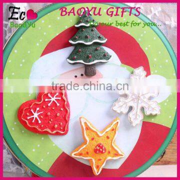 christmas resin fridge magnets cartoon 3D fridge magnets