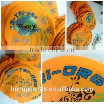 Silicone swimming cap for long hair for water sports