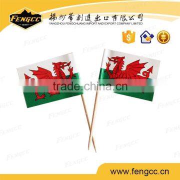 100% polyester hand held stick flag